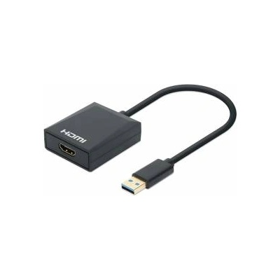 Manhattan Адаптер MANHATTAN 153690, USB 3.2 към HDMI, 1080p / 60Hz, 153690