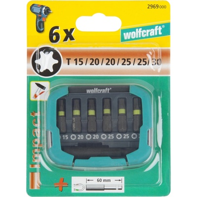 Wolfcraft Impact box s bity 7-dilný TX 2969000