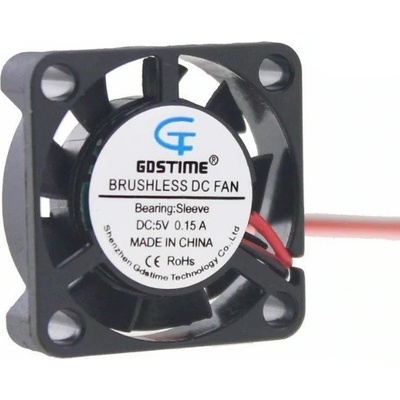 Ventilátor 25x25x7mm, 5V DC, XH2.54