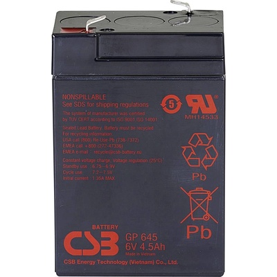 CSB GP645F1 6V 4.5Ah