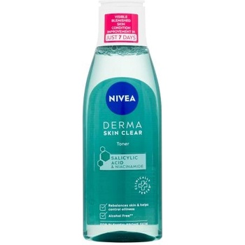 Nivea Derma Skin Clear Toner почистващ лосион за проблемна кожа 200 ml за жени