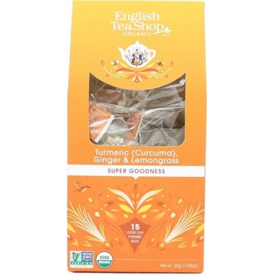 English Tea Shop Čaj Kurkuma zázvor a citronová tráva 15 pyramidek