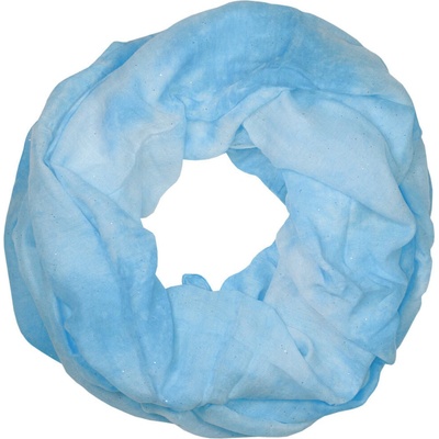 Amália batikovaná šála kruhová JK014 světle modrá