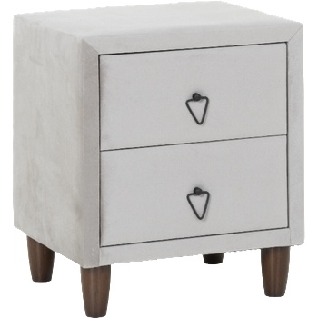 Carmen Нощно шкафче за спалня stress zero - бежов 19