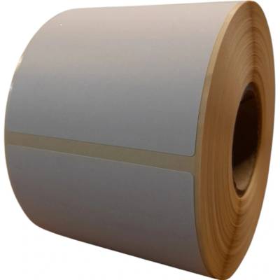 Papierová Etiketa 75 mm x 65 mm, Matný papier, Biela, Dutinka 40 mm, 1000 ks/kotúč, Lepidlo do mrazu, Priemer kotúča 108 mm