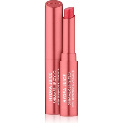 MUA Makeup Academy Hydra Juice Peptide Shimmer Lip Stylo trblietavý rúž s vyživujúcim účinkom Raspberry Jam 1,5 g