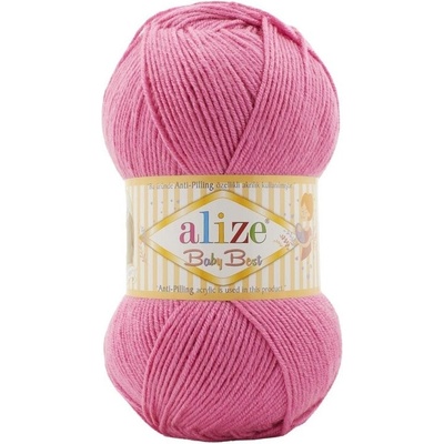 Alize Baby Best 100g - 157 tmavá ružová
