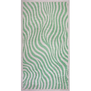 Vitaus Зелен килим подходящ за пране 60x100 cm Green Zebra - Vitaus (KRN-6210-Green-60x100)