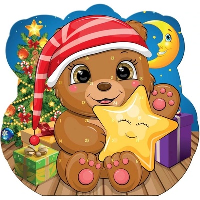 Fikar Adventní kalendář Medvěd 40g