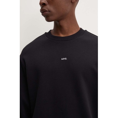 APC Памучен суичър A. P. C. sweat boxy micro logo GOTS (COHBX.H27910)