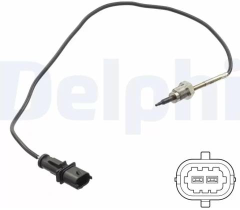 DELPHI Čidlo teploty výfukových plynů DF TS30261