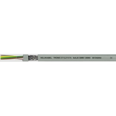 Helu 20008-500 dátový kábel LiYCY 10 x 0.14 mm² sivá 500 m