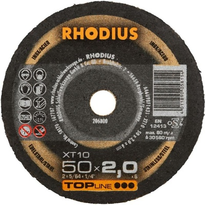 Rhodius Rezný kotúč 50 x 2,0 x 6,0 mm 206800