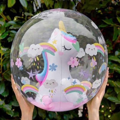 Legami Inflatable Beach Ball Unicorn uni