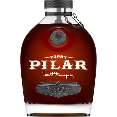 Papa's Pilar Dark Rum 43% 0,7 l (čistá fľaša)