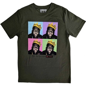 Notorious B. I. G Notorious B. I. G. Crown Pop Art Green L Риза (BIGTS28MGR03)