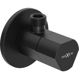 Mexen T ъглов вентил за батерия 1/2"x3/8", черен - 79973-70 (79973-70)