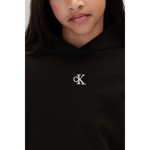 Calvin Klein суичър с качулка за деца от памук (LVCKFJB42G.128.170.9BY2) - answear - 123,20 лв