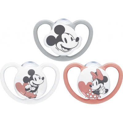 Nuk silikon šidítko Space Disney Mickey Mouse Růžová – Zboží Mobilmania