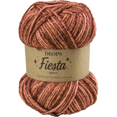 Drops Fiesta print 35 měď