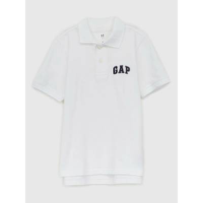 Gap Gap 843607 01 dětské polo tričko logo bílá