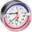 WATTS TIM80 0-4 bar 0-120°C G1/2" Термоманометър аксиален (TIM8004)