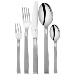 WMF Комплект прибори art deco, 66 бр. , сребристи, wmf (wm1210006341)
