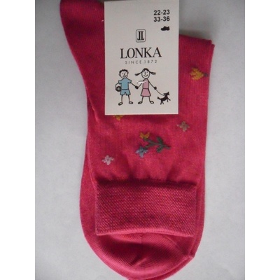 LONKA EKYTIČKY dětské ponožky žluté