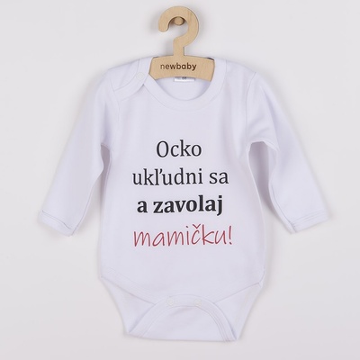 New Baby Body s potlačou a zavolaj MAMIČKU!