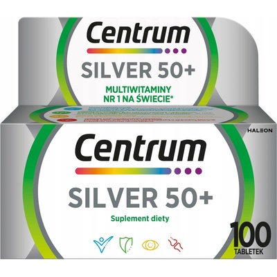 Haleon Centrum Silver 50+ sada vitamínů a minerálů 100 tablet