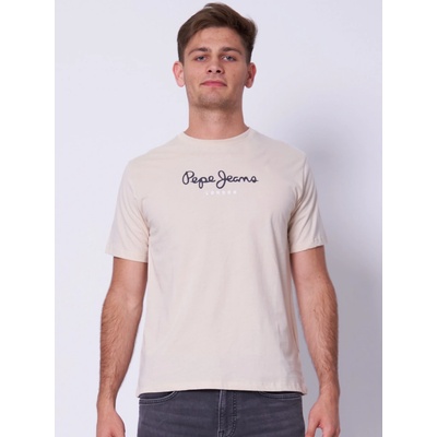 Pepe Jeans pánské tričko 839 béžové