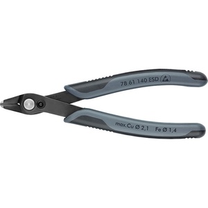 KNIPEX Електронни клещи Super Knips® XL почернени ESD клещи 140 мм KNIPEX 13474 (78 61 140 ESD)