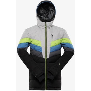 ALPINE PRO Черно мъжко ски яке с пух ALPINE PRO Feedr ALPINE PRO | Cheren | МЪЖЕ | XS