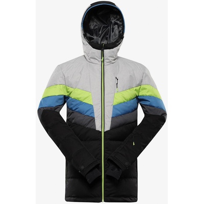 ALPINE PRO Черно мъжко ски яке с пух ALPINE PRO Feedr ALPINE PRO | Cheren | МЪЖЕ | XS