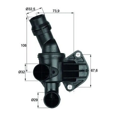 Termostat, chladivo MAHLE TI 6 87 (TI687)