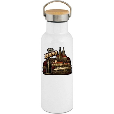 123TRIKO termoska Moje město Brno 500 ml vtipné