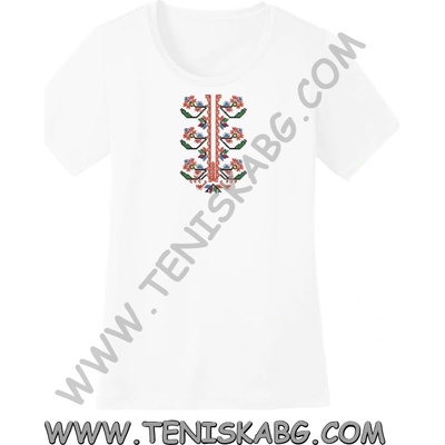 Fruit of the Loom Тениска - Шевица Бродерия 1484