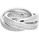 ESPRIT ESRG02258A oceľový prsteň Tridelia