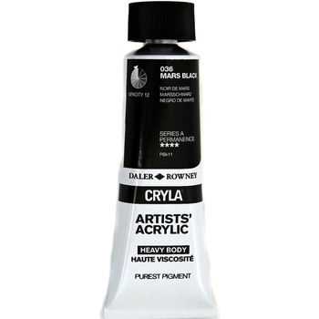 Daler-Rowney Cryla Artists’ АКРИЛНА боя Mars Black 75 ml 1 бр (125075036)