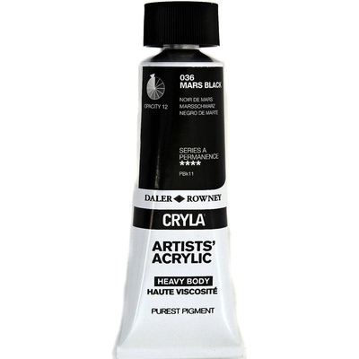 Daler-Rowney Cryla Artists’ АКРИЛНА боя Mars Black 75 ml 1 бр (125075036)
