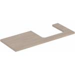 Geberit Плот за мивка Geberit One с десен изрез, бежов дъб, 120 см (505.325.00.5)