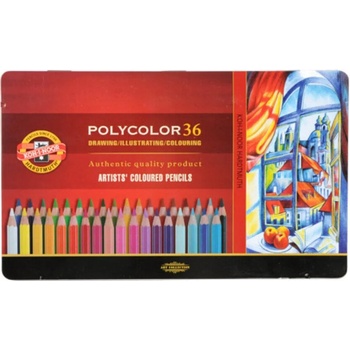 KOH-I-NOOR Polycolor Artist's Coloured Pencils Комплект цветни моливи Цветен 36 бр (3825036002PL)