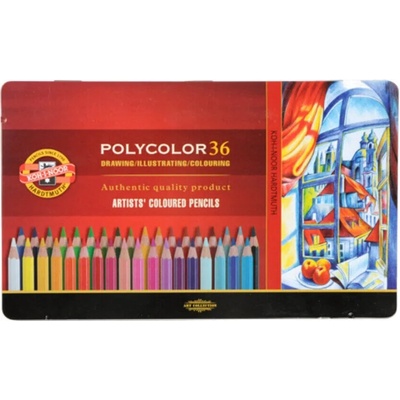 KOH-I-NOOR Polycolor Artist's Coloured Pencils Комплект цветни моливи Цветен 36 бр (3825036002PL)