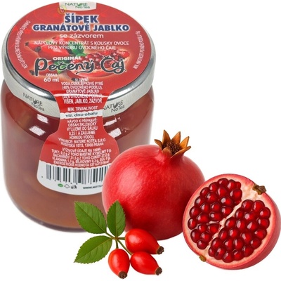 Notea Pečený čaj Šípek a Granátové jablko se zázvorem 60 ml