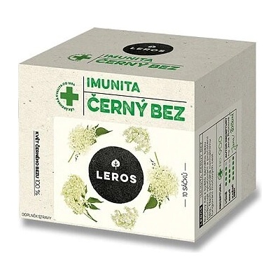Leros Imunita bylinný čaj černý bez 10 x 1,5 g