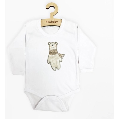Dojčenské body s dlhým rukávom New Baby Polar Bear