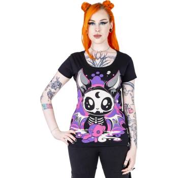 Cupcake cult дамска тениска cupcake cult - bat doll - ЧЕРНА - poi1401