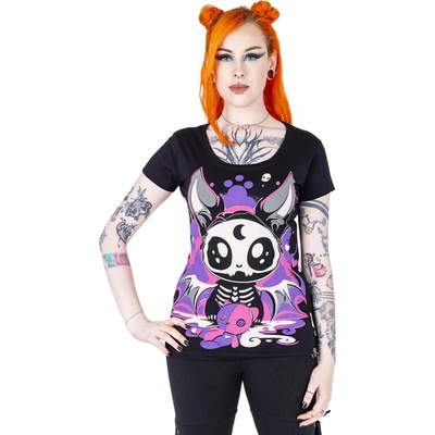 Cupcake cult дамска тениска cupcake cult - bat doll - ЧЕРНА - poi1401