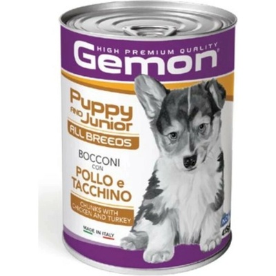 Gemon Dog Puppy & Junior chicken-turkey 6 x 415 g