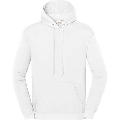 Fruit of the Loom Iconic 25 mikina s kapucňou 62-294-0 White